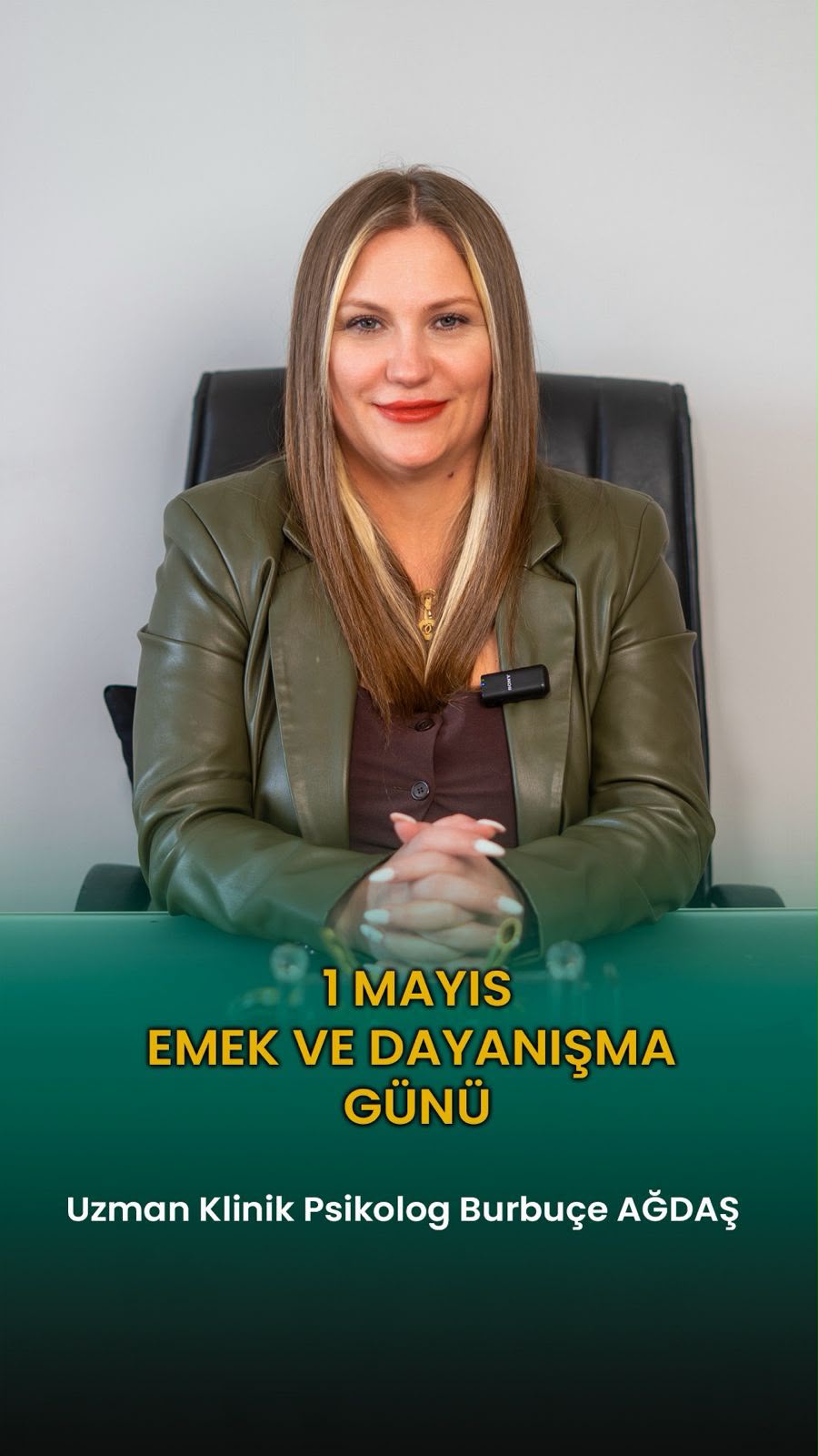 1 Mayıs Emek ve Dayanışma Günü — Uzm. Kl. Psk. Burbuçe Ağdaş