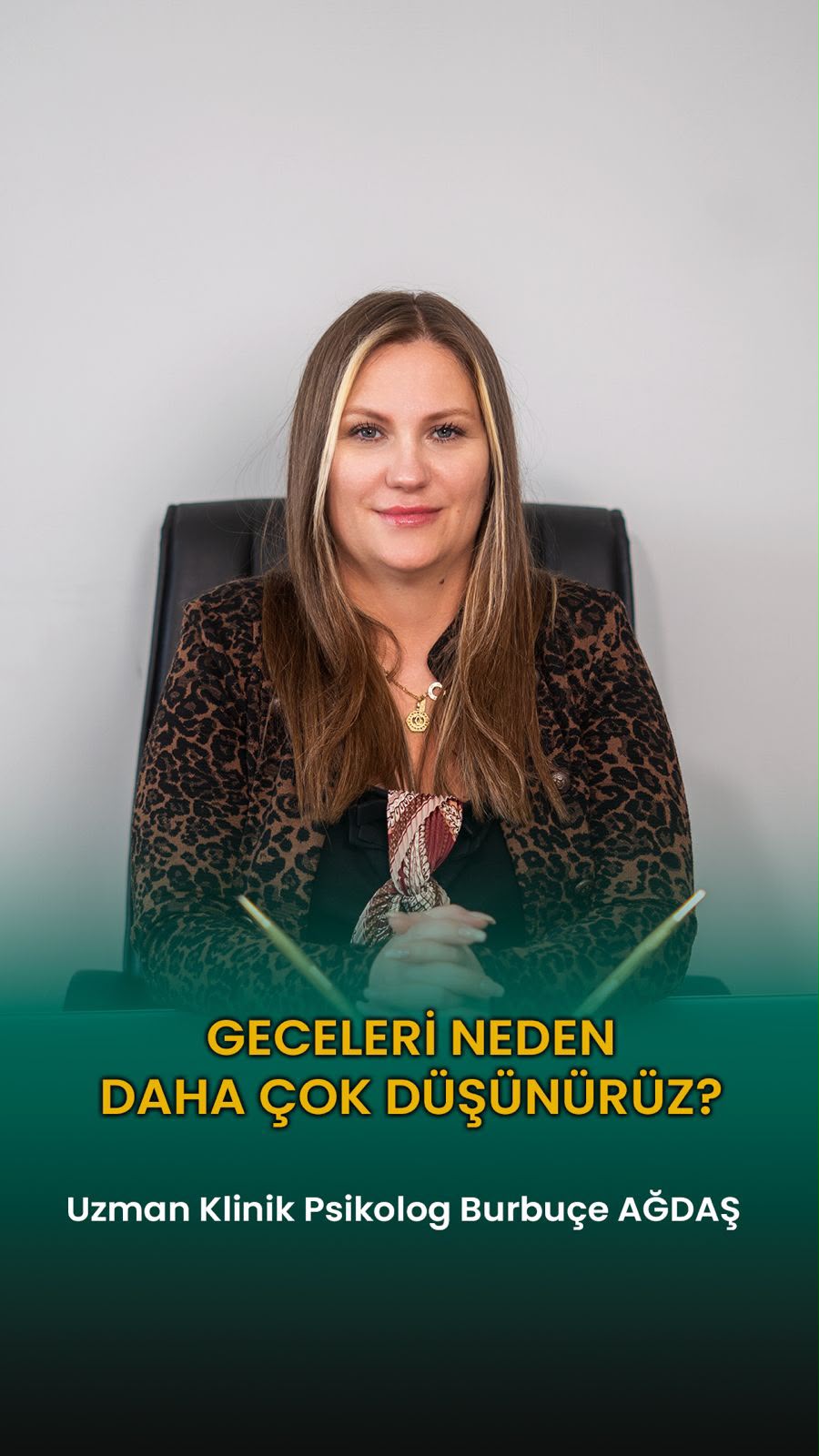 Geceleri neden daha çok düşünürüz? — Uzm. Kl. Psk. Burbuçe Ağdaş
