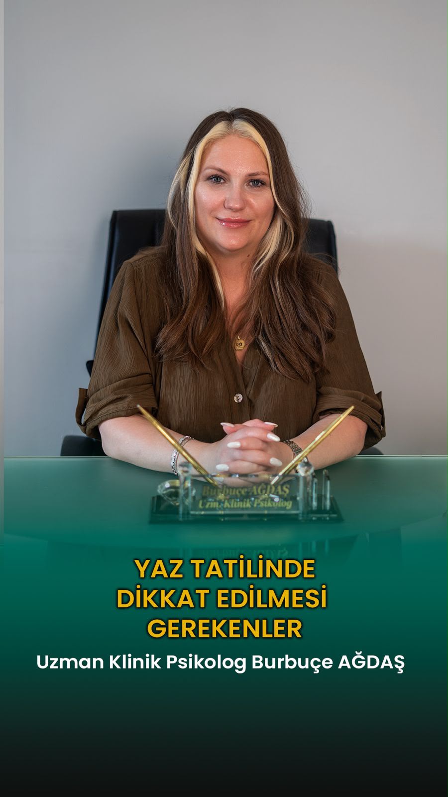 Yaz tatilinde dikkat edilmesi gerekenler — Uzm. Kl. Psk. Burbuçe Ağdaş